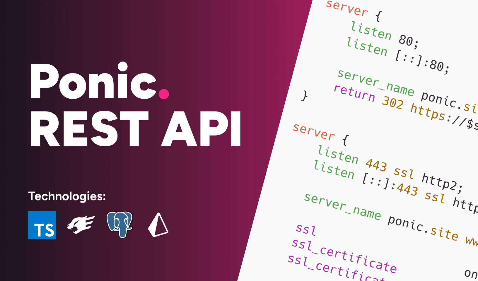 image Ponic REST API: Combination Of The Modern Technologies